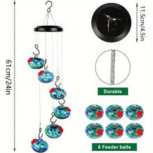 Charger l&#39;image dans la galerie, Shirem  Wind Chime Hummingbird Feeder - Libiyi