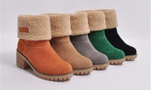 Carregar imagem no visualizador da galeria, Libiyi Seniors&#39; Chunky heel Winter Boots - Libiyi