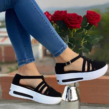 Cargar imagen en el visor de la galería, Women Sandals Casual Thick Bottom Comfortable Mid Heels Sandals - Libiyi