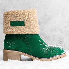 Carregar imagem no visualizador da galeria, Libiyi seniors&#39; chunky heel winter boots - Libiyi