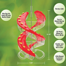 Carregar imagem no visualizador da galeria, DNA Helix 32-Port Hummingbird Feeder - Libiyi