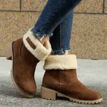 Cargar imagen en el visor de la galería, Libiyi Seniors&#39; Chunky heel Winter Boots - Libiyi