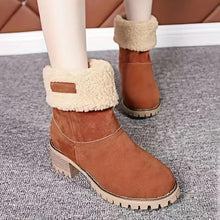 Cargar imagen en el visor de la galería, Libiyi Seniors&#39; Chunky heel Winter Boots - Libiyi