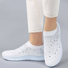 Laden Sie das Bild in den Galerie-Viewer, Libiyi Women&#39;s Crystal Breathable Slip-On Walking Shoes - Libiyi