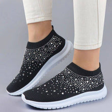 Charger l&#39;image dans la galerie, Libiyi Women&#39;s Crystal Breathable Slip-On Walking Shoes - Libiyi