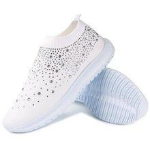 Carregar imagem no visualizador da galeria, Libiyi Women&#39;s Crystal Breathable Slip-On Walking Shoes - Libiyi