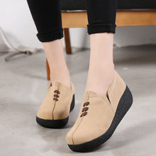 Load image into Gallery viewer, Libiyi Round toe fly woven mesh thick sole ladies casual shoes - Libiyi