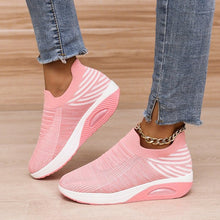 Charger l&#39;image dans la galerie, Women&#39;s low top fly woven casual sneakers - Libiyi