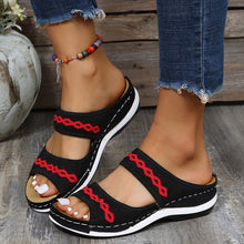 Cargar imagen en el visor de la galería, Stylish Wedge Cutout Comfortable Flat Slippers - Libiyi