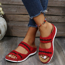 Carregar imagem no visualizador da galeria, Stylish Wedge Cutout Comfortable Flat Slippers - Libiyi