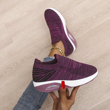 Cargar imagen en el visor de la galería, Women&#39;s low top fly woven casual sneakers - Libiyi