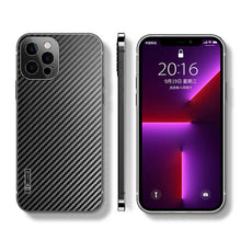 Load image into Gallery viewer, Stainless Steel Carbon Fiber Case For iPhone - Libiyi