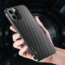 Laden Sie das Bild in den Galerie-Viewer, Stainless Steel Carbon Fiber Case For iPhone - Libiyi