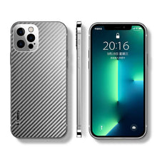 Laden Sie das Bild in den Galerie-Viewer, Stainless Steel Carbon Fiber Case For iPhone - Libiyi