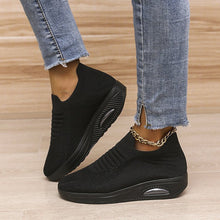 Carregar imagem no visualizador da galeria, Women&#39;s low top fly woven casual sneakers - Libiyi