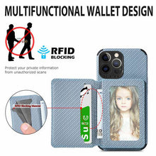 Cargar imagen en el visor de la galería, Wallet Magnetic Stand Shockproof Case for iPhone - Libiyi