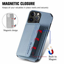 Cargar imagen en el visor de la galería, Wallet Magnetic Stand Shockproof Case for iPhone - Libiyi