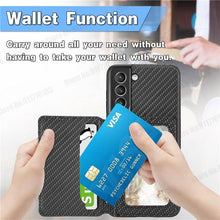 Laden Sie das Bild in den Galerie-Viewer, Wallet Magnetic Stand Shockproof Case for Samsung - Libiyi