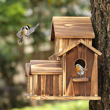 Carregar imagem no visualizador da galeria, 6 Hole Handmade Bird House - GIFT FOR NATURE LOVERS - Libiyi