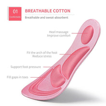 Carregar imagem no visualizador da galeria, 4d Memory Foam Orthopedic Insoles For Shoes Women Men - Libiyi