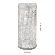 Carregar imagem no visualizador da galeria, Barbecue stainless steel wire mesh cylinder - Libiyi