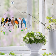 Carregar imagem no visualizador da galeria, Birds Stained Glass Window Hangings - Libiyi