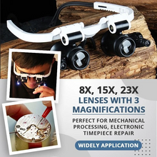 Load image into Gallery viewer, Keilini LED Glasses Magnifier - Libiyi