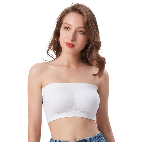 double layer bottoming no steel ring tube top underwear - Keillini