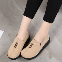 Load image into Gallery viewer, Libiyi Round toe fly woven mesh thick sole ladies casual shoes - Libiyi