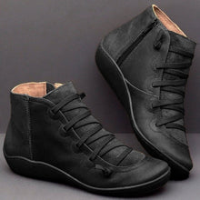 Carregar imagem no visualizador da galeria, Vintage Strappy Ankle Boots for Women - Sursell