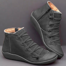 Carregar imagem no visualizador da galeria, Vintage Strappy Ankle Boots for Women - Sursell