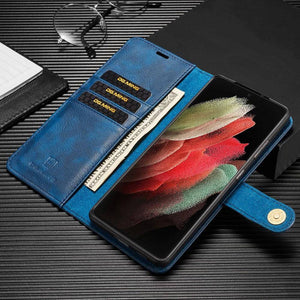 Luxury Genuine Leather Wallet Flip Case For Samsung Galaxy A Series - Libiyi