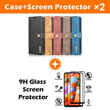 Cargar imagen en el visor de la galería, Luxury Genuine Leather Wallet Flip Case For Samsung Galaxy A Series - Libiyi