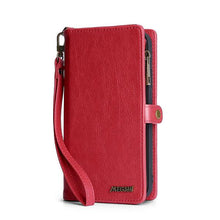 Cargar imagen en el visor de la galería, MEGSHI Magnetic 2-in-1 Detachable Leather Wallet Case For Samsung A Series - Libiyi