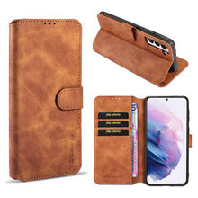 Laden Sie das Bild in den Galerie-Viewer, Wallet Stand PU Leather Case For Samsung Galaxy A02S - Libiyi