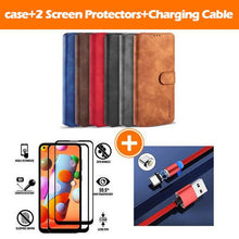 Laden Sie das Bild in den Galerie-Viewer, Wallet Stand PU Leather Case For Samsung Galaxy A02S - Libiyi