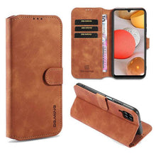 Laden Sie das Bild in den Galerie-Viewer, Wallet Stand PU Leather Case For Samsung Galaxy A12 - Libiyi