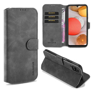 Wallet Stand PU Leather Case For Samsung Galaxy A12 - Libiyi