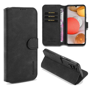 Wallet Stand PU Leather Case For Samsung Galaxy A12 - Libiyi