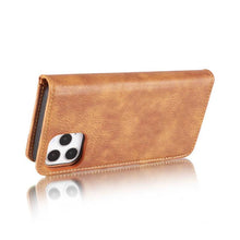 Cargar imagen en el visor de la galería, DG.MING Magnetic Detachable Leather Wallet iPhone Case - Libiyi