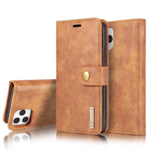 Laden Sie das Bild in den Galerie-Viewer, DG.MING Magnetic Detachable Leather Wallet iPhone Case - Libiyi