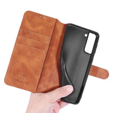 Laden Sie das Bild in den Galerie-Viewer, Wallet Stand PU Leather Case For Samsung Galaxy S21(5G) - Libiyi