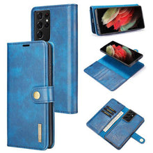 Laden Sie das Bild in den Galerie-Viewer, Luxury Leather Card Wallet Flip Magnet Case For Samsung Galaxy S21 Series - Libiyi