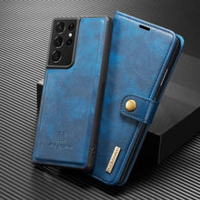 Cargar imagen en el visor de la galería, Luxury Leather Card Wallet Flip Magnet Case For Samsung Galaxy S21 Series - Libiyi