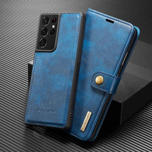 Luxury Leather Card Wallet Flip Magnet Case For Samsung Galaxy S21 Series - Libiyi