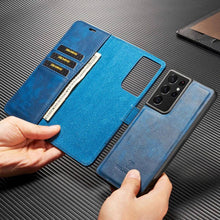 Cargar imagen en el visor de la galería, Luxury Leather Card Wallet Flip Magnet Case For Samsung Galaxy S21 Series - Libiyi