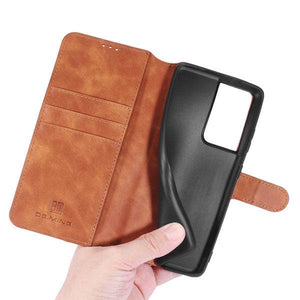 Wallet Stand PU Leather Case For Samsung Galaxy S21 Ultra(5G) - Libiyi