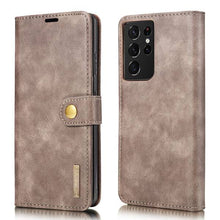 Laden Sie das Bild in den Galerie-Viewer, Samsung Galaxy S21 Ultra Magnetic 2-in-1 Detachable Leather Wallet Case - Libiyi