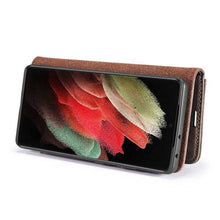 Laden Sie das Bild in den Galerie-Viewer, Samsung Galaxy S21 Ultra Magnetic 2-in-1 Detachable Leather Wallet Case - Libiyi