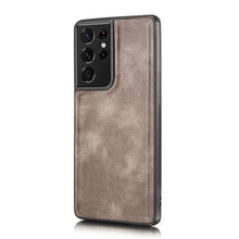 Laden Sie das Bild in den Galerie-Viewer, Samsung Galaxy S21 Ultra Magnetic 2-in-1 Detachable Leather Wallet Case - Libiyi